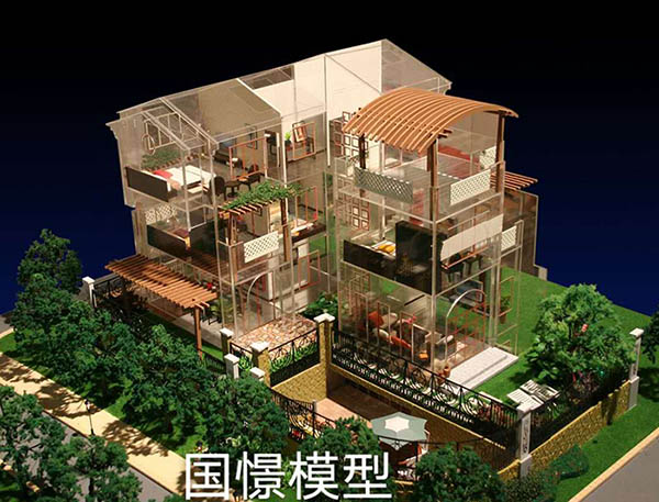 镇赉县建筑模型