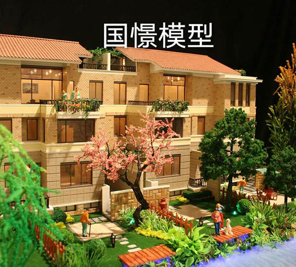 镇赉县建筑模型