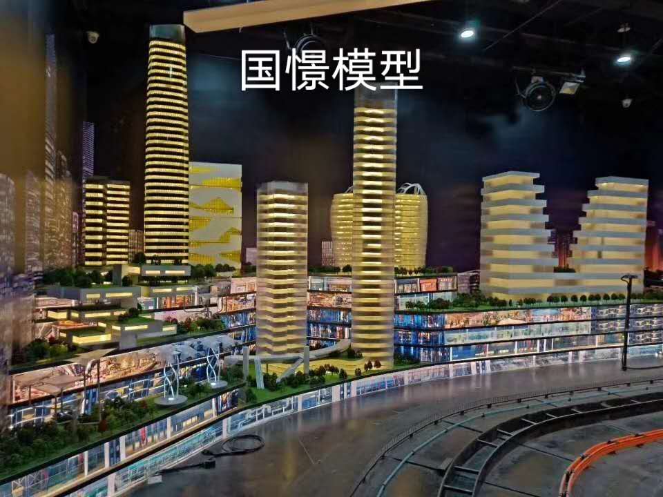 镇赉县建筑模型