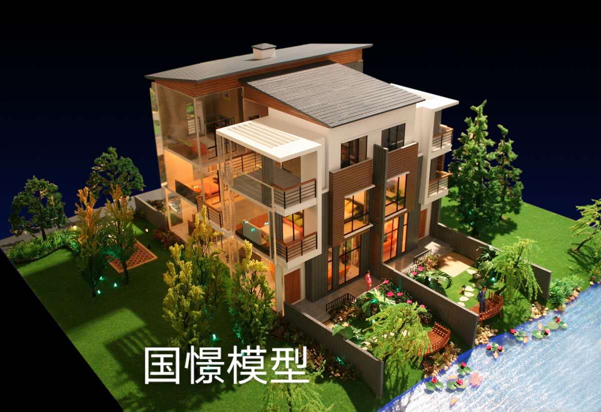 镇赉县建筑模型