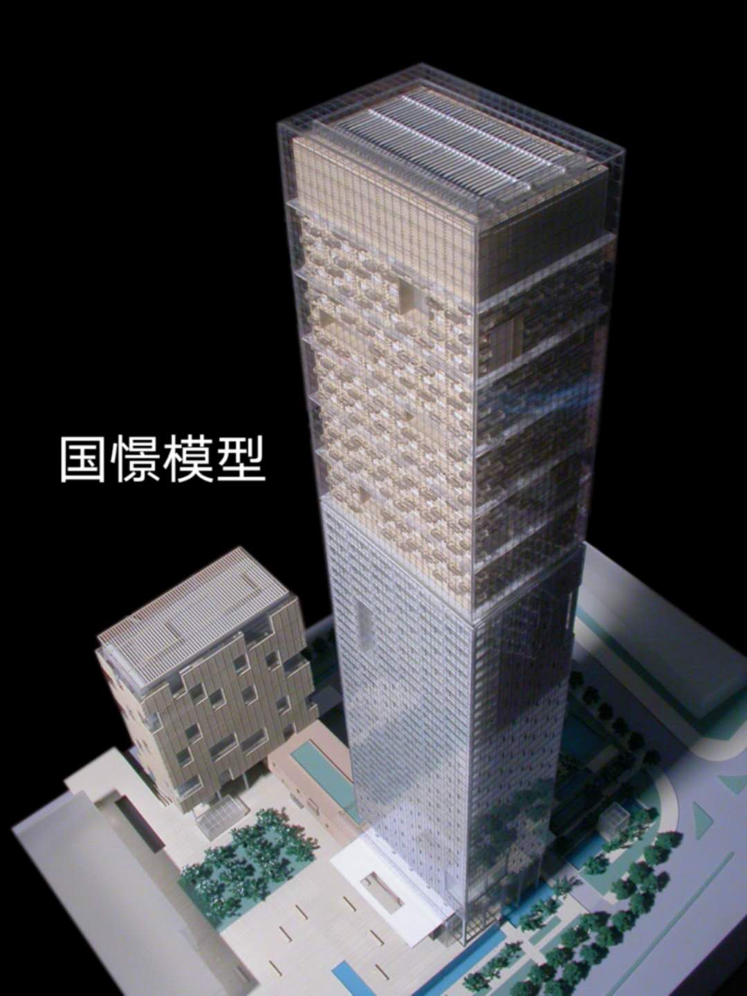 镇赉县建筑模型